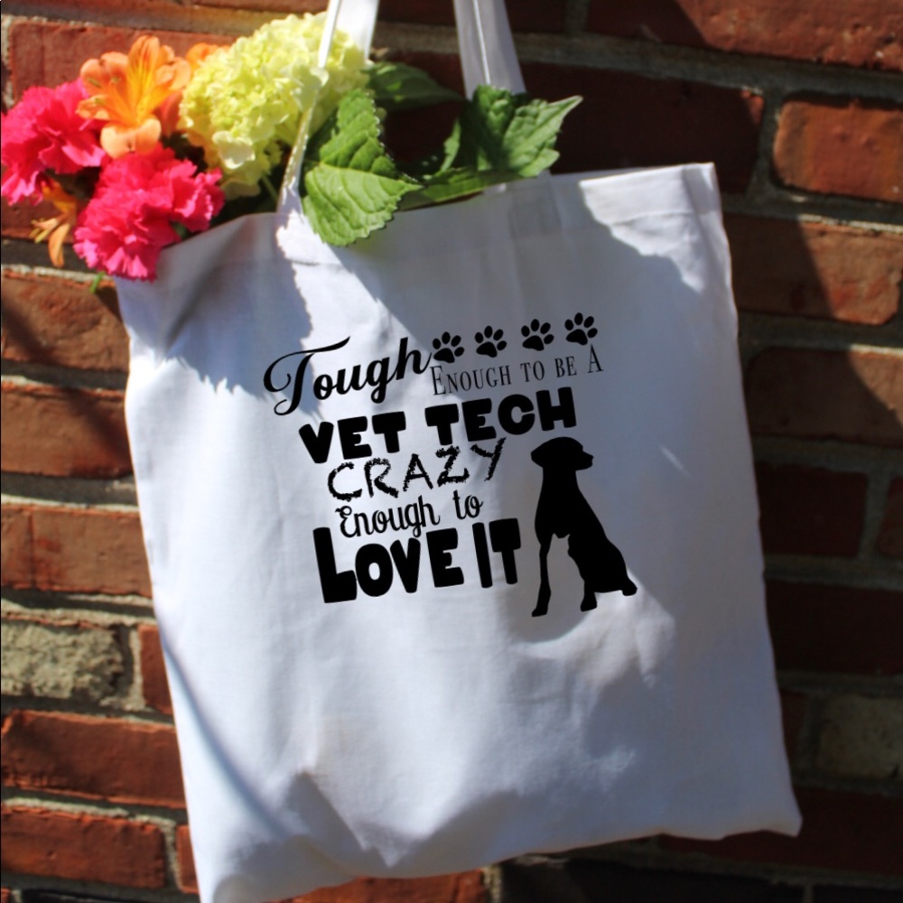 Vet tech tote bag